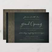 海軍銅モザイクドットグランド開幕式 招待状 (正面/裏面)