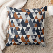 海軍錆の幾何学IV クッション (ブランケット)