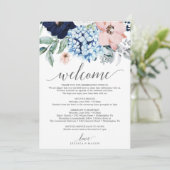 海軍開花結婚の案内日程表 プログラム (スタンド正面)