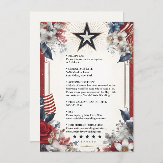 海軍陸軍海兵戦艦軍隊結婚 エンクロージャーカード (正面/裏面)