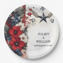 海軍陸軍海兵戦艦軍隊結婚 ペーパープレート