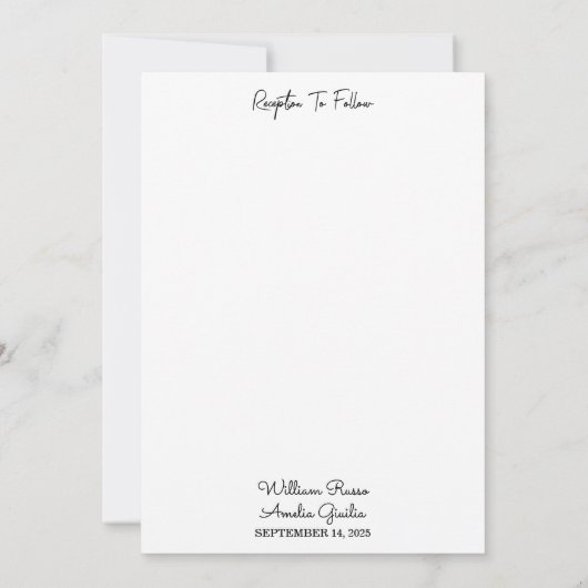 海軍陸軍海兵戦術軍隊結婚ズ 招待状 (裏面)