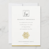 海軍雪片ライトは季節のごあいさつをひもでつなぎます シーズンカード (正面)