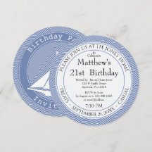 海軍青/白のクールなストライプ すべての年齢層に