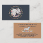 海軍馬術トレーナーの馬 名刺 (正面/裏面)