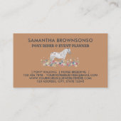 海軍馬術トレーナーの馬 名刺 (裏面)