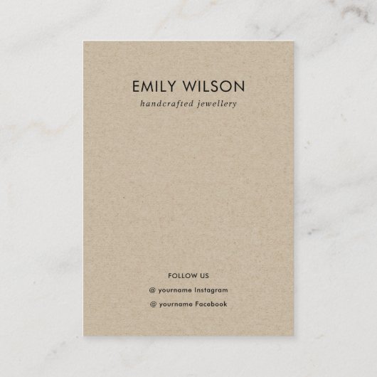 海軍黒い緑の動物相イヤリング表示ロゴ 名刺 (裏面)