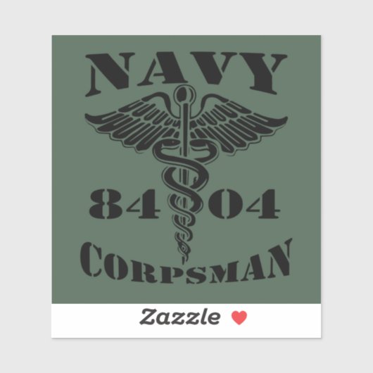 海軍8404 OD シール (シート)