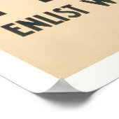 海軍 – フランスで自由のために戦う最初の兵 ポスター (角)