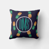 海軍|モノグラムのパイナップル クッション (裏面)