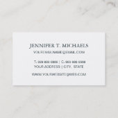 海軍|モノグラムのパイナップル 名刺 (裏面)