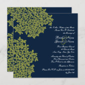 海軍·ライムフローラ広結婚場 招待状 (正面/裏面)