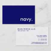 海軍 名刺 (正面/裏面)