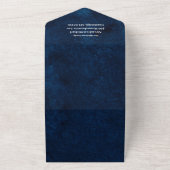 海軍 年間総決算 マルチ フォト コラージュ クリスマス オールインワン招待状 (外側)