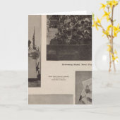 海軍，教育功労者，シアトル，ウォッシュ カード (黄色い花)