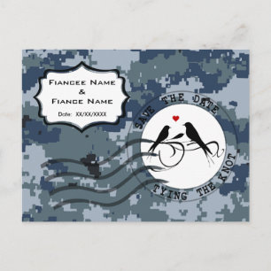 海軍(USN) 結婚式場を確保せよ そして 愛の鳥たちよ 案内ポストカード
