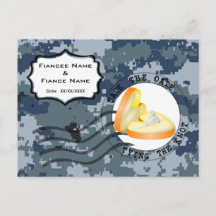 海軍(USN) 結婚式場を確保せよ & 結婚指輪 案内ポストカード