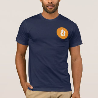 海軍Bitcoinのクラシックなティー Tシャツ