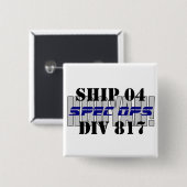 海軍Bootcampの卒業 缶バッジ (正面&裏面)