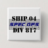 海軍Bootcampの卒業 缶バッジ (正面)