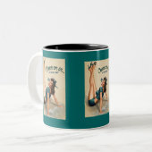 海軍Pinのマグで来られる ツートーンマグカップ (正面左)