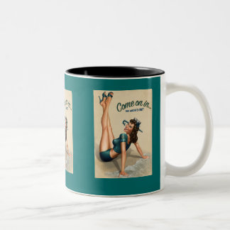 海軍Pinのマグで来られる ツートーンマグカップ