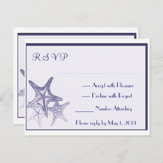 海軍seastar RSVP (正面/裏面)