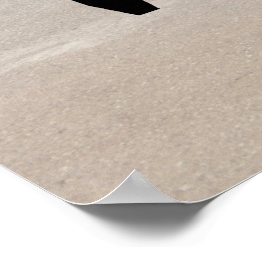 海辺でできる ポスター (角)