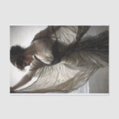 海辺で風に吹かれたダンサーでトープを切り離す 薄葉紙 (正面)