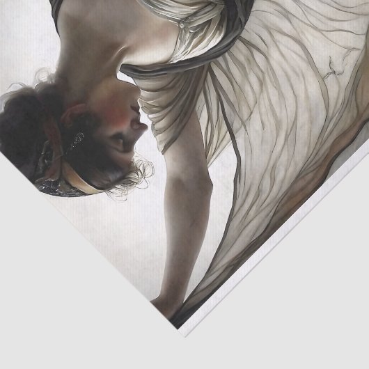 海辺で風に吹かれたダンサーでトープを切り離す 薄葉紙 (詳細)