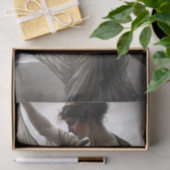 海辺で風に吹かれたダンサーでトープを切り離す 薄葉紙 (ギフト)