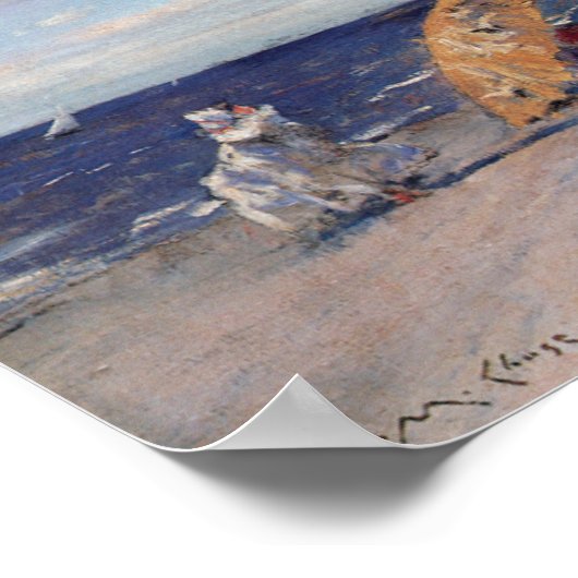 海辺で ポスター (角)