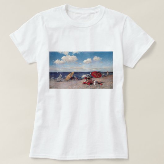 海辺で Tシャツ (デザイン正面)