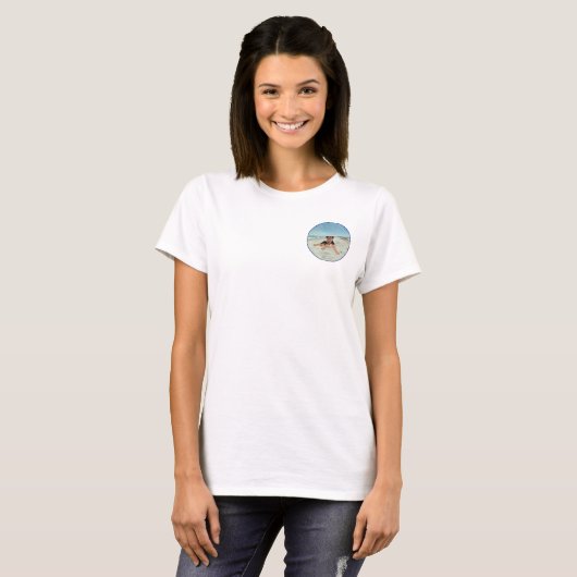 海辺で Tシャツ (正面フル)