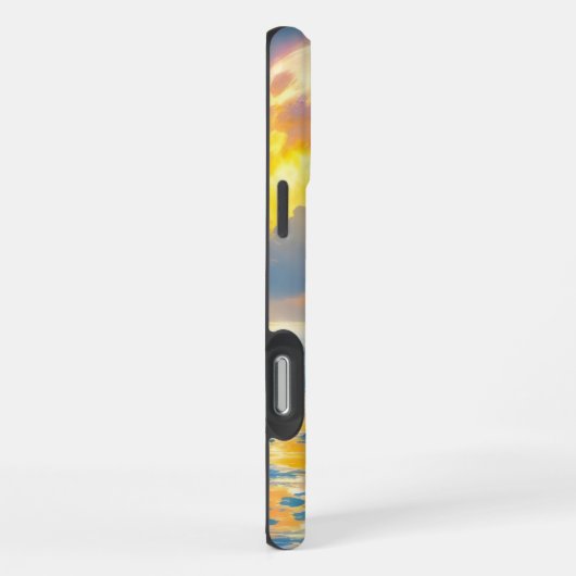 海辺に立つビッグフット iPhoneケース (右側面)
