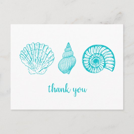 海辺のはがきサンキューカード ポストカード (正面)