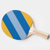 海辺のはっきりしたストライプ 卓球ラケット (横)