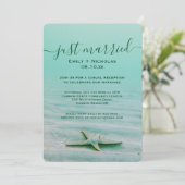 海辺のアクアスターフィッシュビーチレセプションパーティー　海岸 招待状 (スタンド正面)