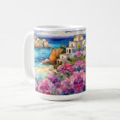 海辺のアーチ» コーヒーマグカップ (正面左)