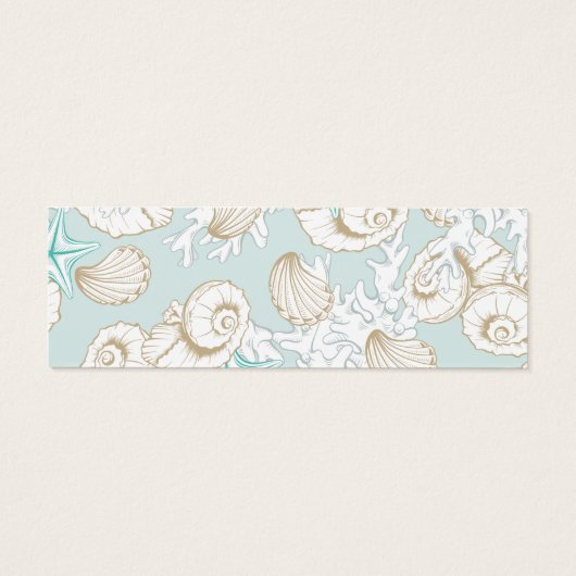 海辺のエレガントなウェディングウェブサイトカード (裏面)