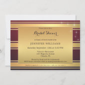 海辺のオーシャンローズアーバー ブライダルシャワー招待状 招待状 (裏面)