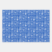 海辺のオーシャン モダン カスタム ラブノーツ ラッピングペーパーシート (正面2)