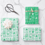 海辺のオーシャン モダン カスタム ラブノーツ ラッピングペーパーシート<br><div class="desc">完全なキュートなギフト包装デザイン!あなたのための手作りアート!海辺のビーチのようなブライズシャワー、バチェロレッテパーティー、婚約パーティー、誕生日プレゼントに最適です。</div>