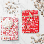 海辺のオーシャン モダン カスタム ラブノーツ ラッピングペーパーシート<br><div class="desc">完全なキュートなギフト包装デザイン！あなたのための手作りアート！海辺のビーチのようなブライズシャワー、バチェロレッテパーティー、婚約パーティー、誕生日プレゼントに最適です。</div>