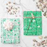 海辺のオーシャン モダン カスタム ラブノーツ ラッピングペーパーシート<br><div class="desc">完全なキュートなギフト包装デザイン。あなたのための手作りアート！海辺のビーチのようなブライズシャワー、バチェロレッテパーティー、婚約パーティー、誕生日プレゼントに最適。</div>