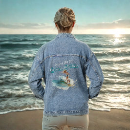 海辺のカウガールたちを集合 デニムジャケット