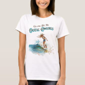 海辺のカウガールたちを集合 Tシャツ (正面)