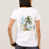 海辺のカウガールたちを集合 Tシャツ (裏面)