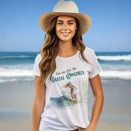 海辺のカウガールたちを集合 Tシャツ