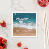 海辺のカモメ スタンダードカクテルナプキン (インサイチュ)